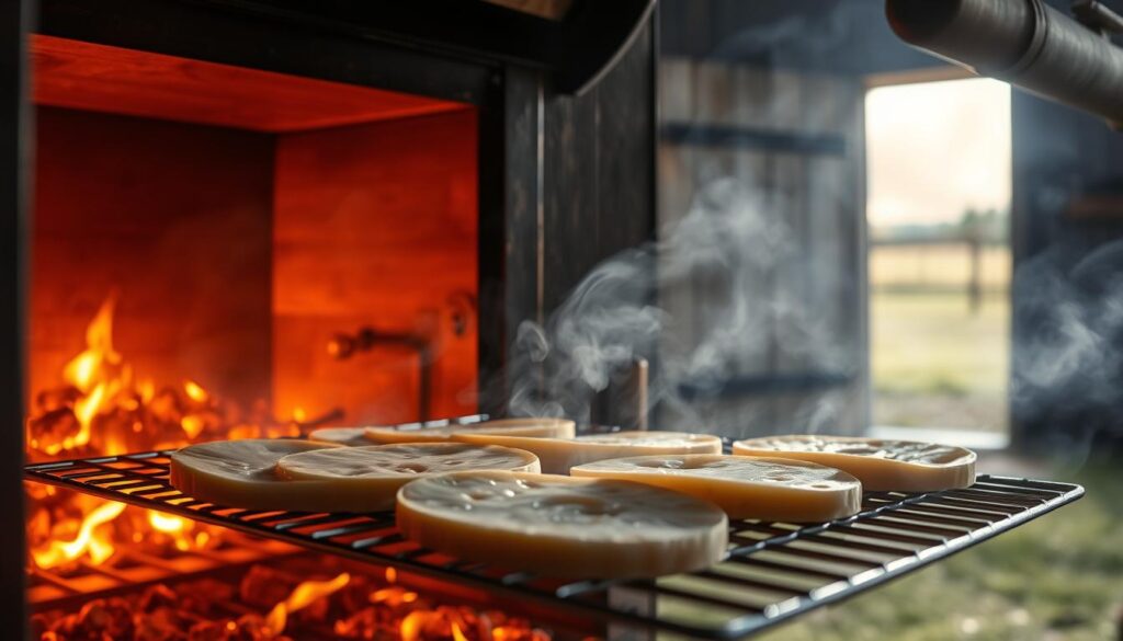 Smoked Cheese Smoking Process