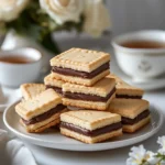 Square Langue De Chat Sandwich Cookies Recipe