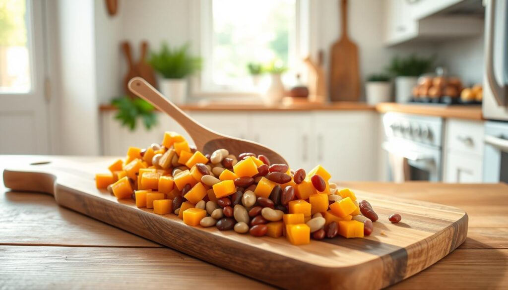 Squash and Kidney Beans Cooking Technique