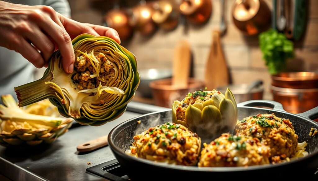 Stuffed Artichoke Cooking Techniques