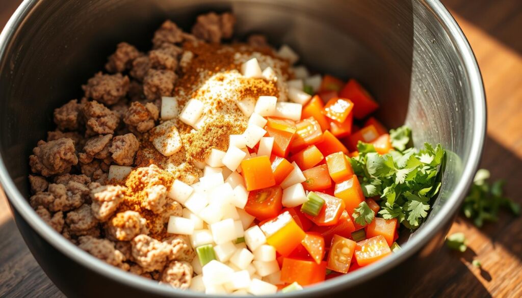 Taco Bowl Protein Preparation