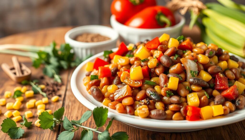 Vegetarian Kidney Bean Succotash Variations