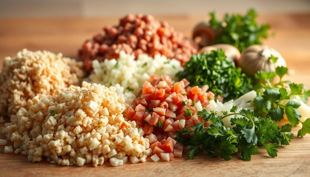 Vegetarian Mince Ingredients