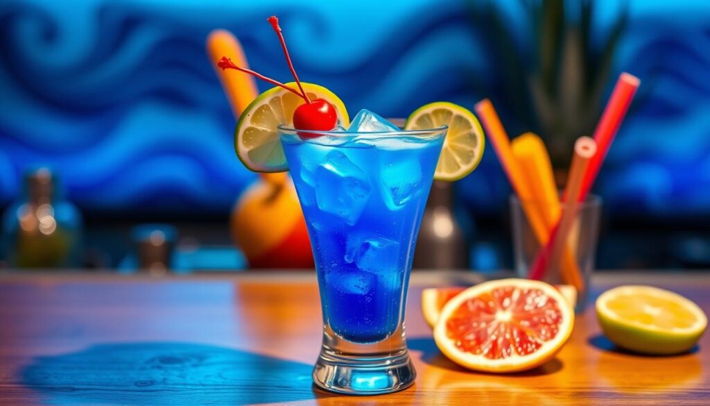 What is a blue mother f drink