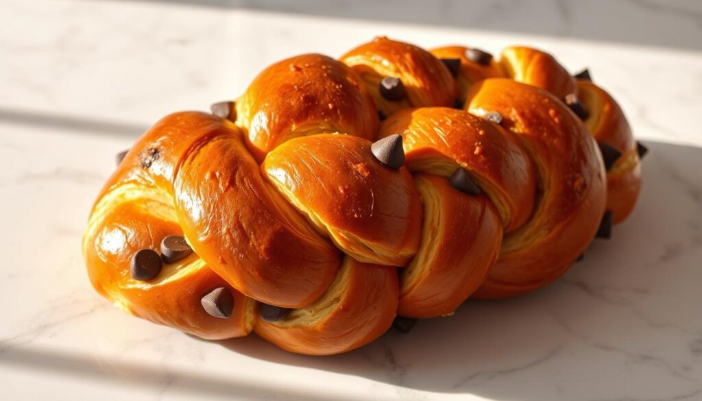 braided chocolate chip brioche recipe