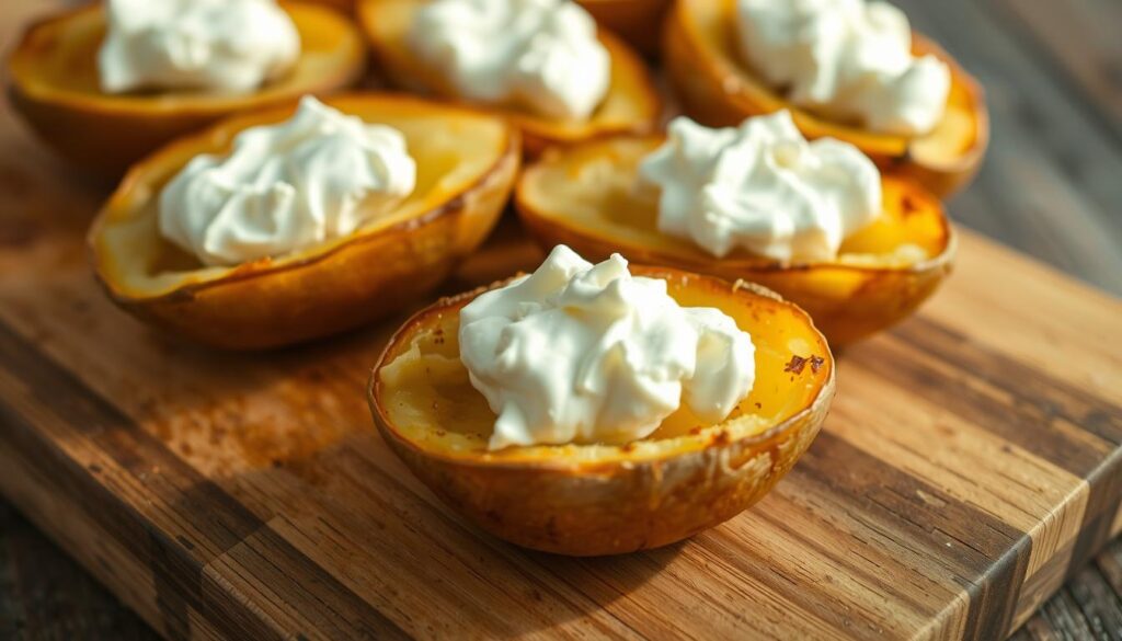 cottage cheese recipe for baked potato skins