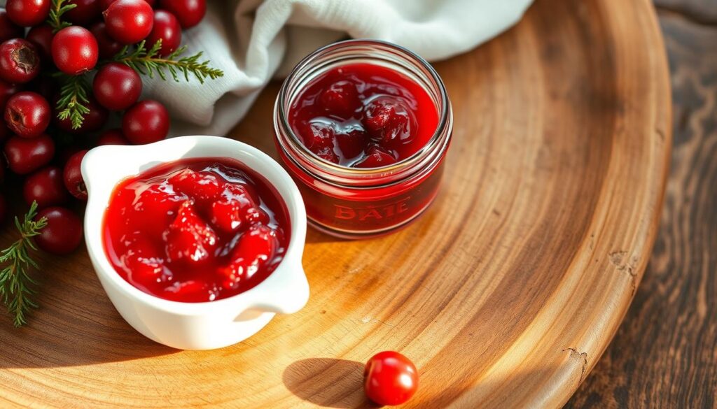 cranberry sauce with raspberry jam recipe